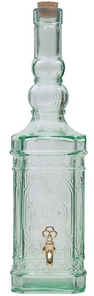 Банка-емкость с краном и пробкой «Бутылка» (объем 3,4 л.)