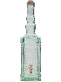 Банка-емкость с краном и пробкой «Бутылка» (объем 3,4 л.)