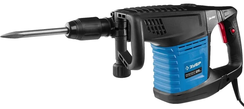 Отбойный молоток ЗУБР ЗММ-25-1500 ЭВК, SDS-Max, 25 Дж, 1500 Вт