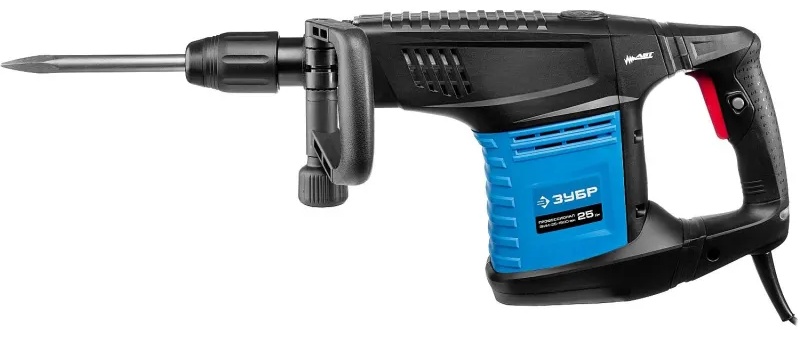 Отбойный молоток ЗУБР ЗММ-25-1500 ЭВК, SDS-Max, 25 Дж, 1500 Вт