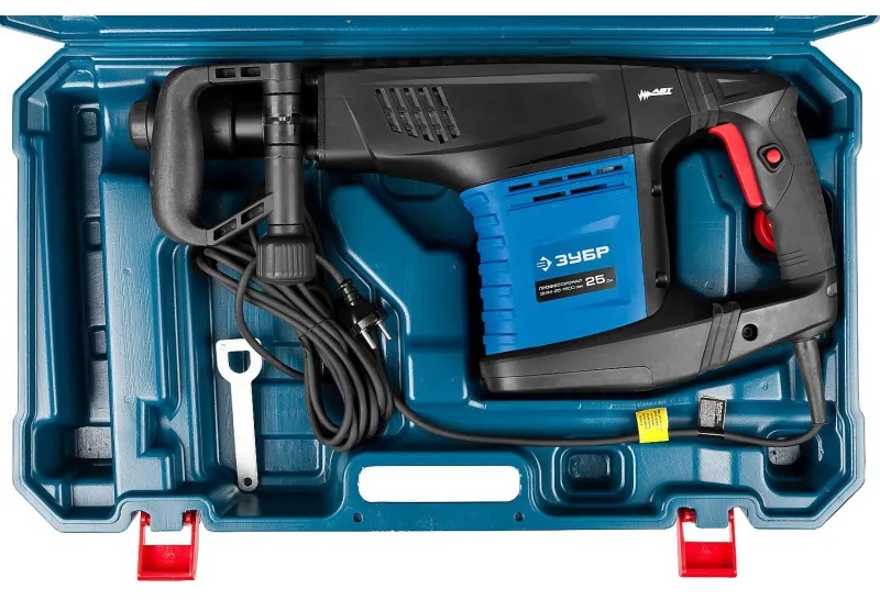 Отбойный молоток ЗУБР ЗММ-25-1500 ЭВК, SDS-Max, 25 Дж, 1500 Вт