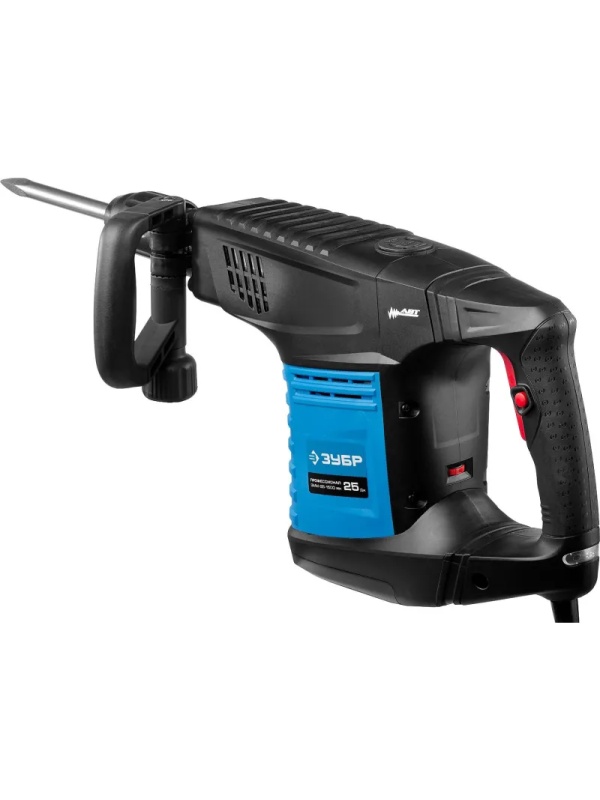 Отбойный молоток ЗУБР ЗММ-25-1500 ЭВК, SDS-Max, 25 Дж, 1500 Вт