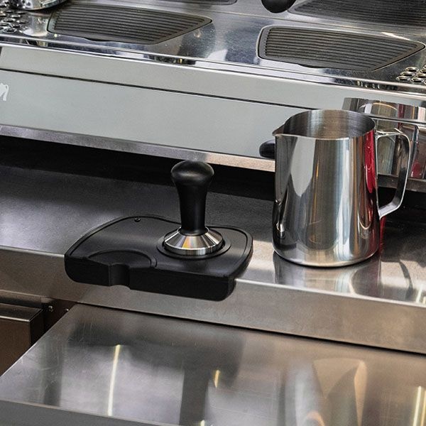 Черный силиконовый коврик для темпера (17,5х12 см)