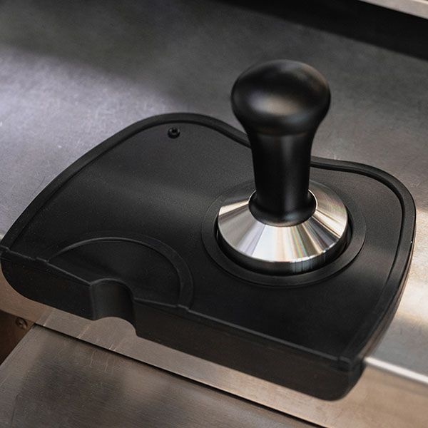 Черный силиконовый коврик для темпера (17,5х12 см)