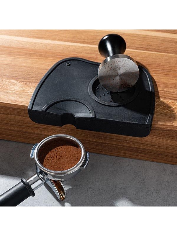 Черный силиконовый коврик для темпера (17,5х12 см)