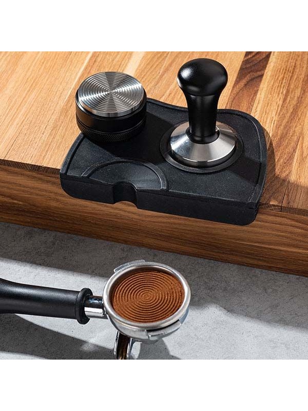 Черный силиконовый коврик для темпера (17,5х12 см)