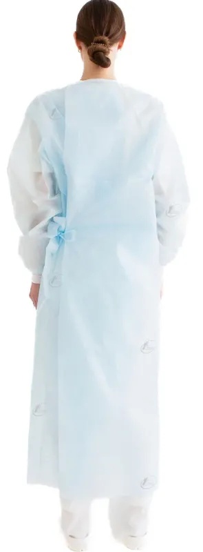 Халат С.хир. манжет лам - пл.42/40 - 140см гол р.56-58 (Мод.№4) (35упак)