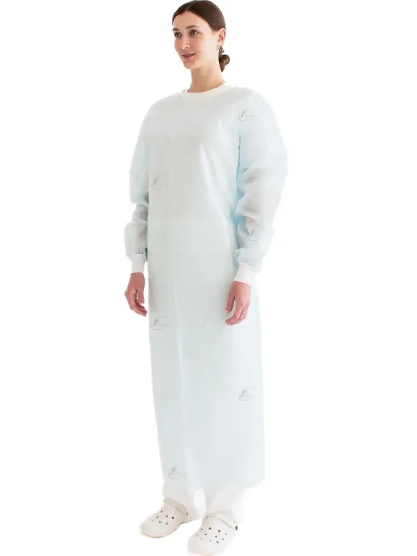 Халат С.хир. манжет лам - пл.42/40 - 140см гол р.56-58 (Мод.№4) (35упак)