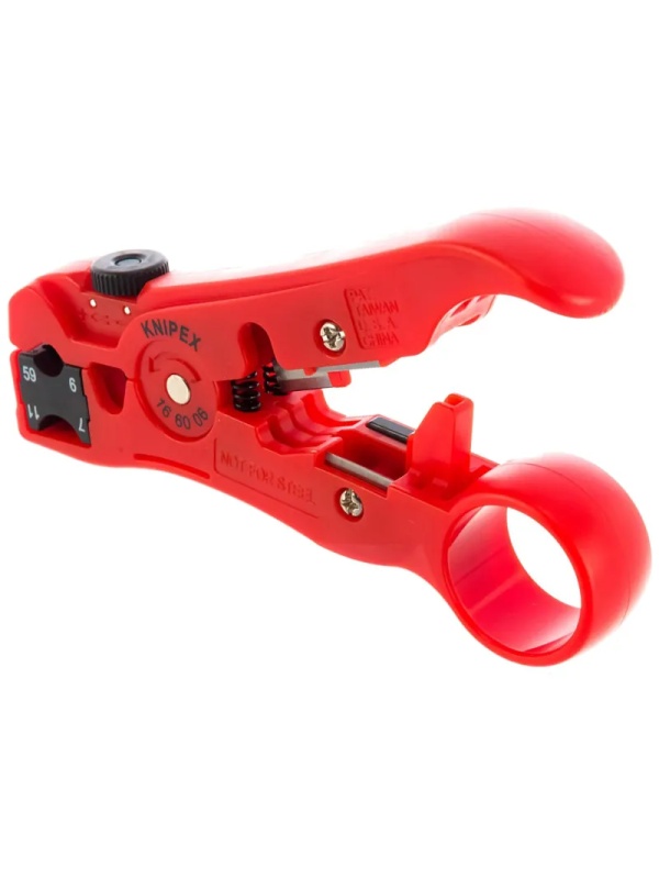 Стриппер для коаксиальных дата-кабелей, телефонных плоских кабелей,166006SB