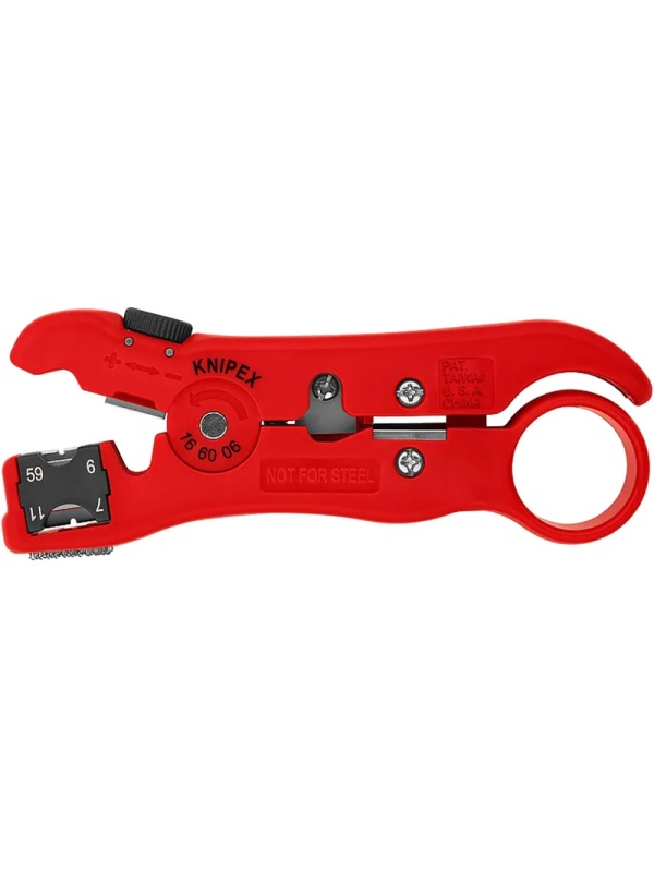 Стриппер для коаксиальных дата-кабелей, телефонных плоских кабелей,166006SB