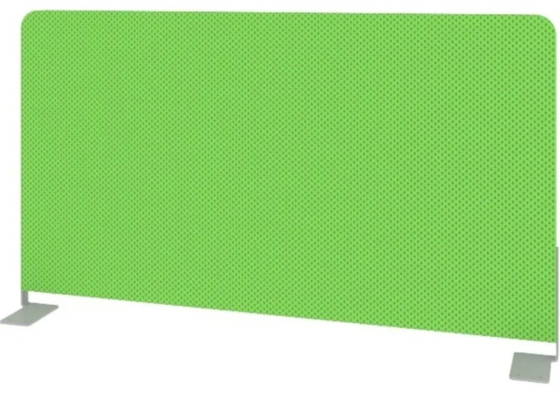 Экран Metal System Style ткан. боковой Б.ТЭКР-72 720х390х28 зеленый/мет.сер