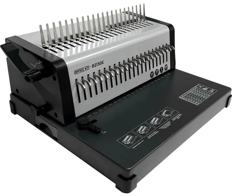 Брошюровщик Office Kit B2130E А4/А5, 35л./500л., пл.пружина