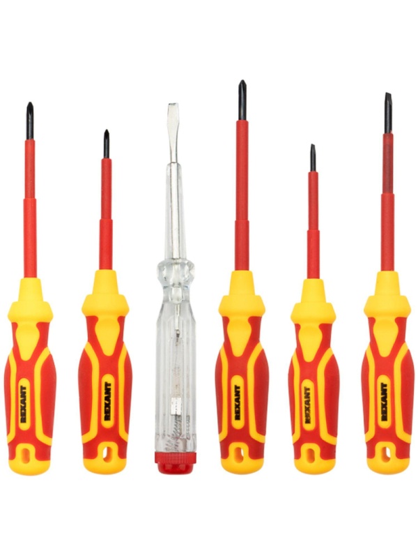Набор инструмента диэлектрического RI-02, тканевый пенал, 11 предм,до 1000В