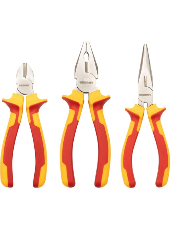 Набор инструмента диэлектрического RI-02, тканевый пенал, 11 предм,до 1000В