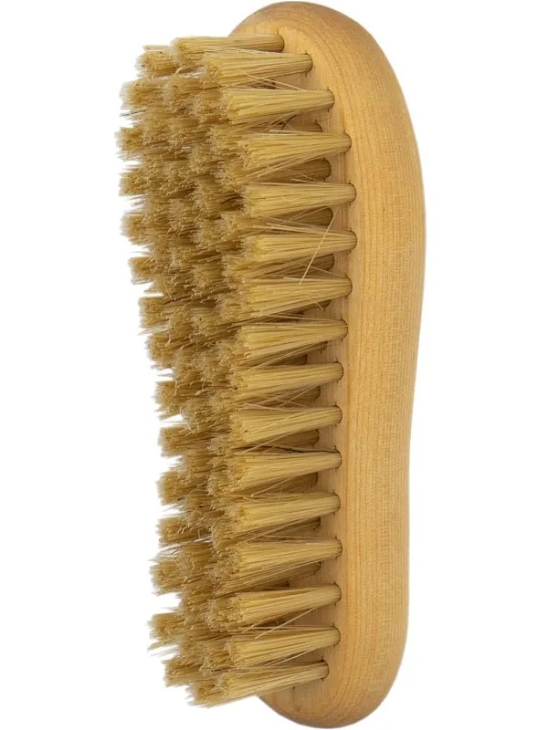 Щетка для чистки обуви натуральная щетина (кабан) 125x46x37, 51000