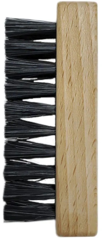 Щетка для кроссовок, деревянная, с искусственной щетиной, 89х30х15мм.,50700