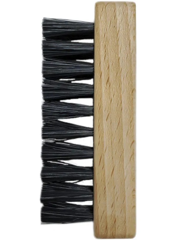 Щетка для кроссовок, деревянная, с искусственной щетиной, 89х30х15мм.,50700