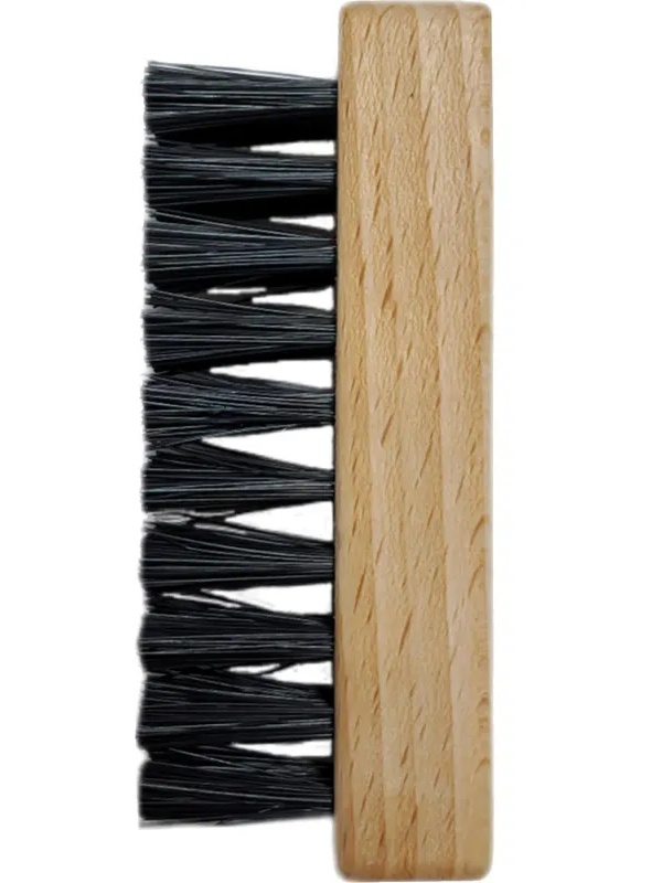 Щетка для кроссовок, деревянная, с искусственной щетиной, 89х30х15мм.,50700