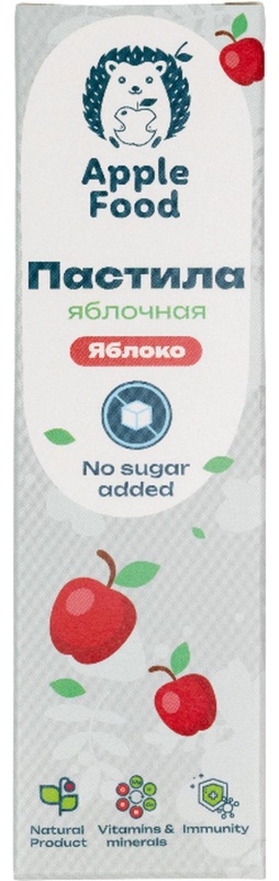 Пастила Apple Food слив_барб_гр_абр_клуб_лес.яг_виш_ябл (960г) 40гx24шт/уп