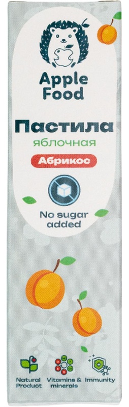 Пастила Apple Food слив_барб_гр_абр_клуб_лес.яг_виш_ябл (960г) 40гx24шт/уп