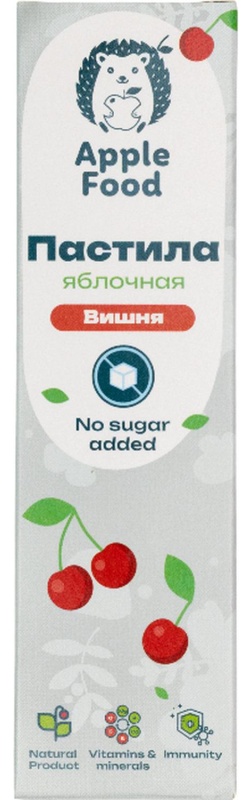 Пастила Apple Food слив_барб_гр_абр_клуб_лес.яг_виш_ябл (960г) 40гx24шт/уп