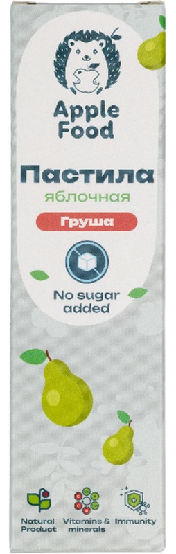 Пастила Apple Food слив_барб_гр_абр_клуб_лес.яг_виш_ябл (960г) 40гx24шт/уп