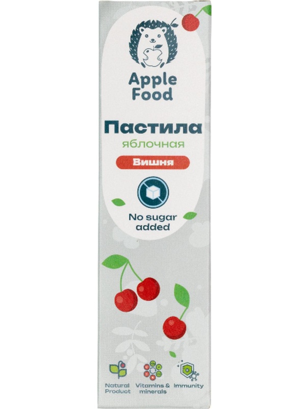 Пастила Apple Food слив_барб_гр_абр_клуб_лес.яг_виш_ябл (960г) 40гx24шт/уп