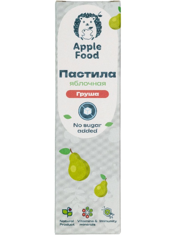 Пастила Apple Food слив_барб_гр_абр_клуб_лес.яг_виш_ябл (960г) 40гx24шт/уп