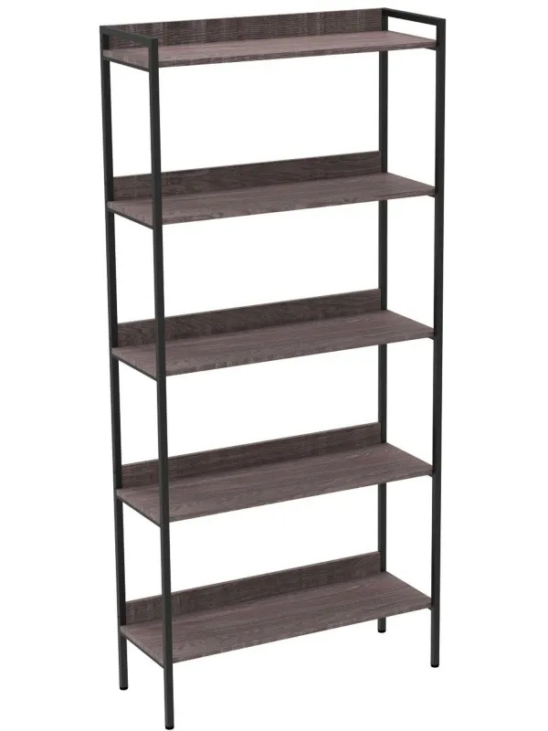 Стеллаж TI_Комус раздвижной Онега-9, 5 полок, 904х1950мм, ясень анкор темн