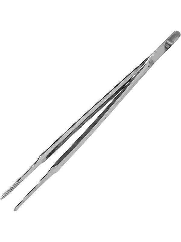 Стальной пинцет для кухни - 30 см.