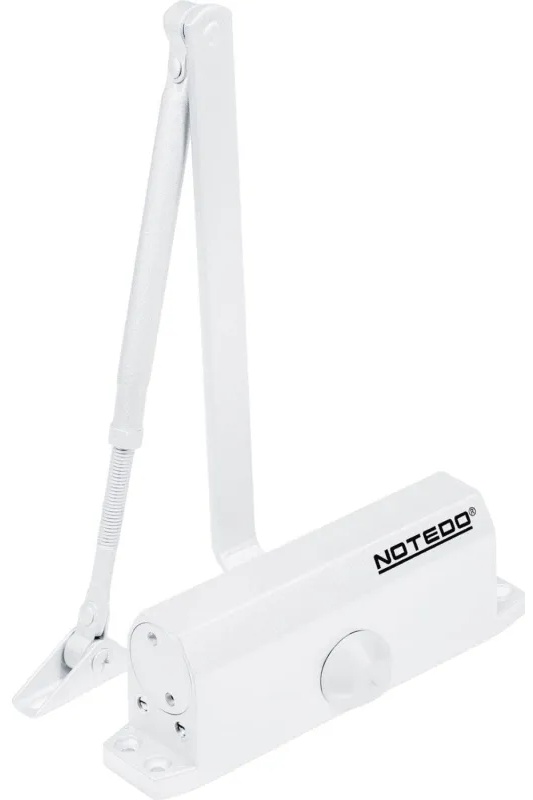 Доводчик дверной NOTEDO DC-120-I WHITE до 140кг белый (10)