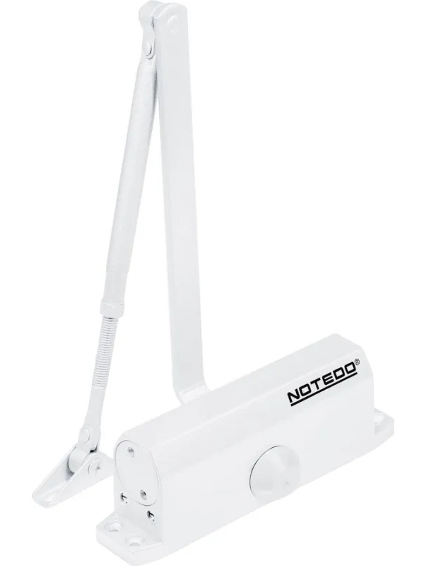 Доводчик дверной NOTEDO DC-120-I WHITE до 140кг белый (10)
