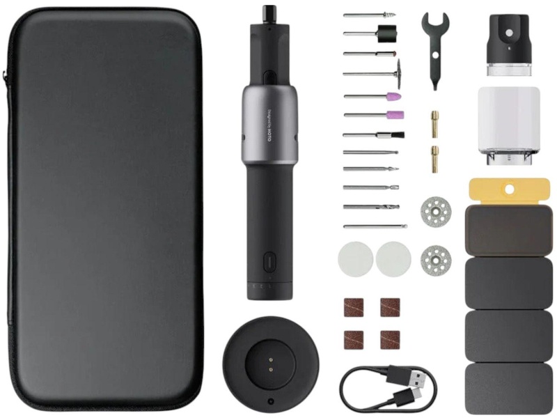 Шлифмашина -гравер беспроводная HOTO 35in1 Rotary Tool Kit