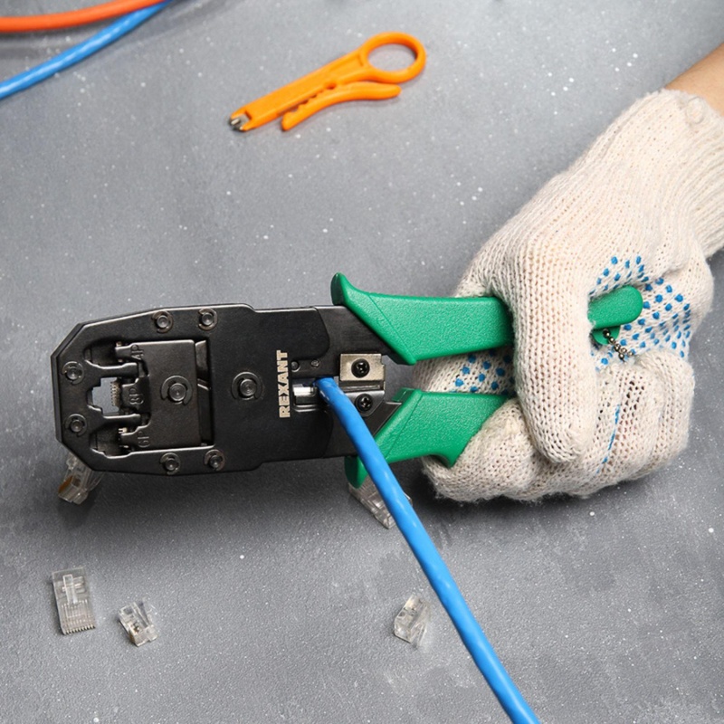 Кримпер HT-315 для обжима 8P8C, 6P6C, 4P4C, заделка витой пары REXANT