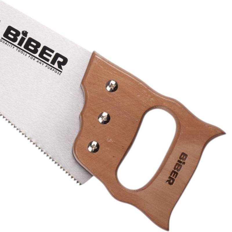Ножовка по дереву БИБЕР 85661 МАСТЕР 2D заточка средний зуб, 400мм