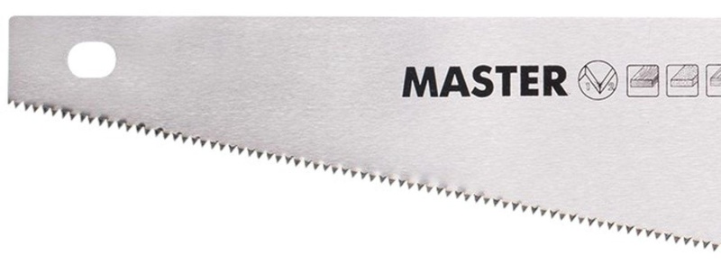 Ножовка по дереву БИБЕР 85662 МАСТЕР 2D заточка средний зуб, 450мм