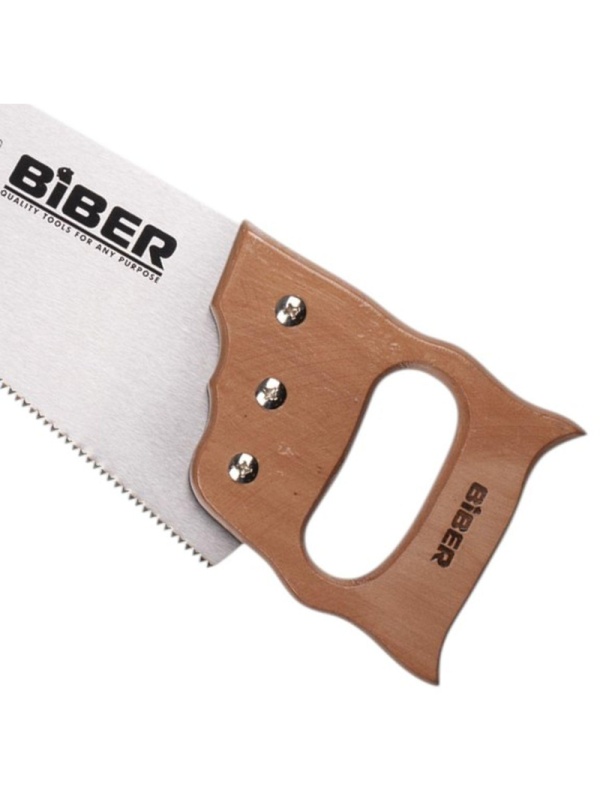 Ножовка по дереву БИБЕР 85662 МАСТЕР 2D заточка средний зуб, 450мм