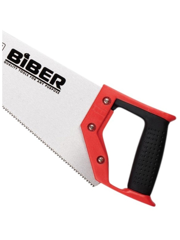 Ножовка по дереву БИБЕР 85681 ПРОФИ 3D заточка средний зуб, 400мм