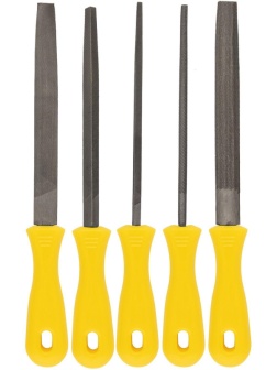 Набор напильников БИБЕР 85305 МАСТЕР 5шт, 150мм