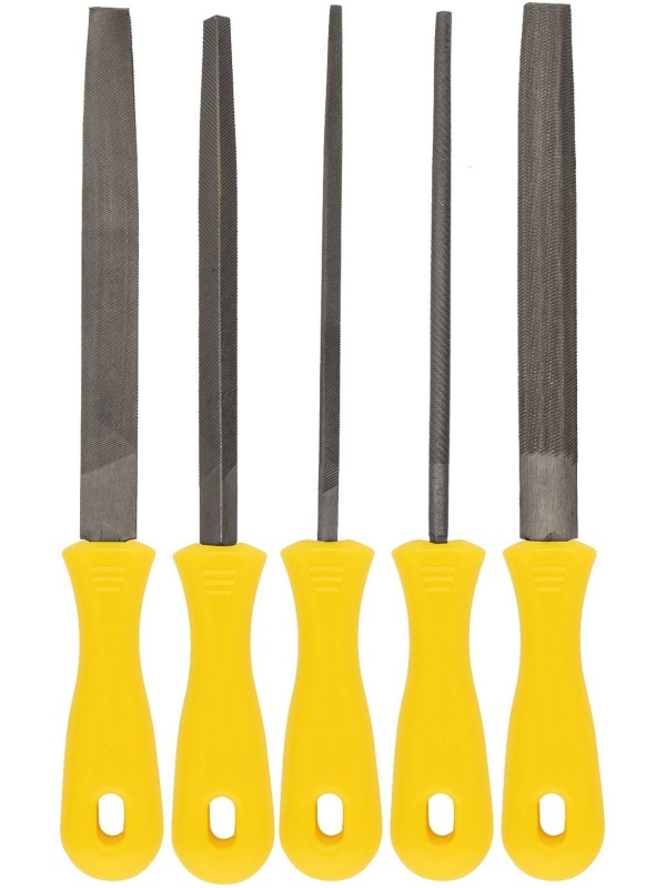 Набор напильников БИБЕР 85305 МАСТЕР 5шт, 150мм