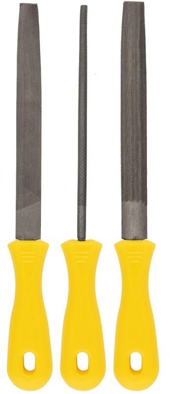 Набор напильников БИБЕР 85307 МАСТЕР 3шт, 250мм