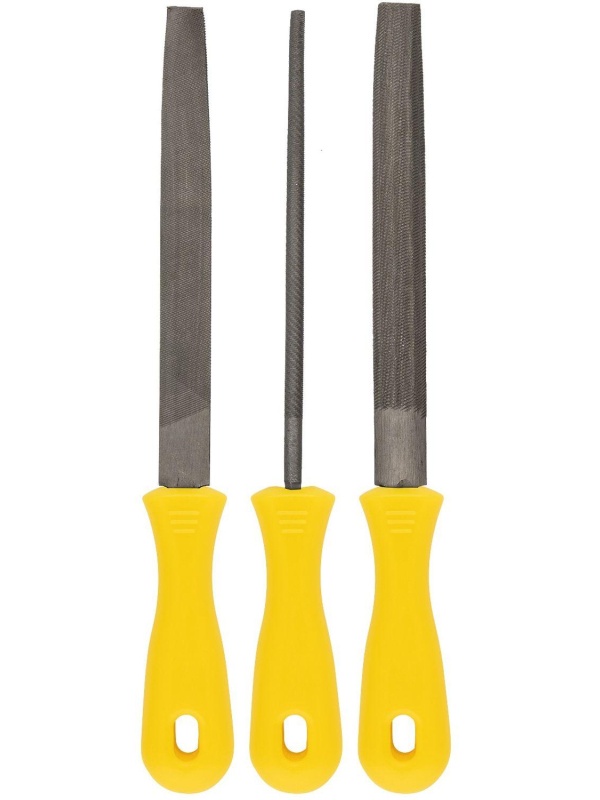 Набор напильников БИБЕР 85307 МАСТЕР 3шт, 250мм