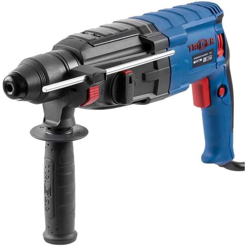 Перфоратор сетевой ТРИГГЕР 20027 SDS-plus 28мм, 800Вт, 3 режима 3,2Дж