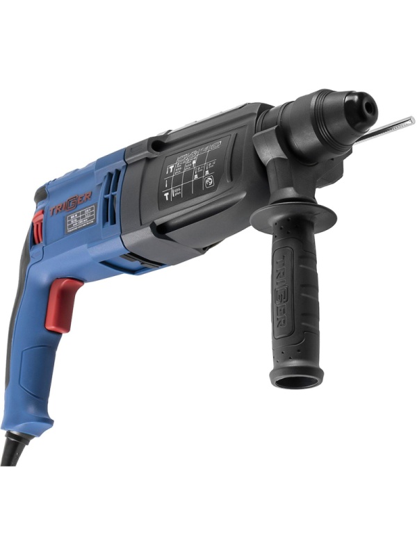 Перфоратор сетевой ТРИГГЕР 20027 SDS-plus 28мм, 800Вт, 3 режима 3,2Дж