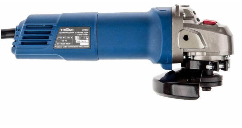 Шлифмашина угловая УШМ сетевая ТРИГГЕР 20032 950Вт, d=125мм