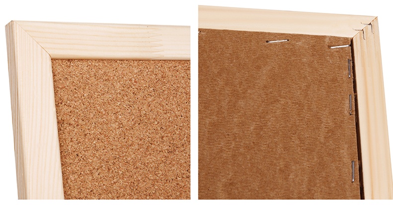 УЦЕНКА-Доска пробковая OfficeSpace, 90*120см, деревянная рамка