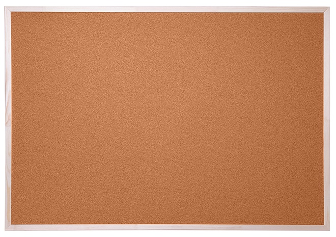 УЦЕНКА-Доска пробковая OfficeSpace, 90*120см, деревянная рамка