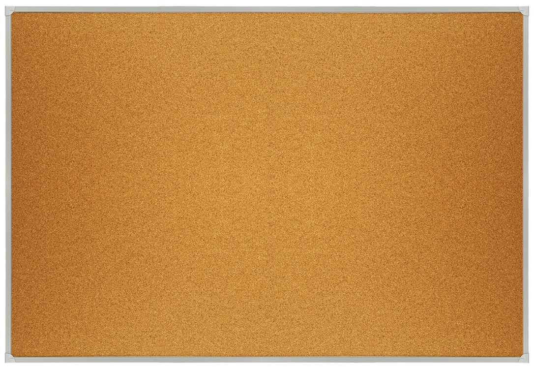 УЦЕНКА-Доска пробковая OfficeSpace, 100*150см, алюминиевая рамка