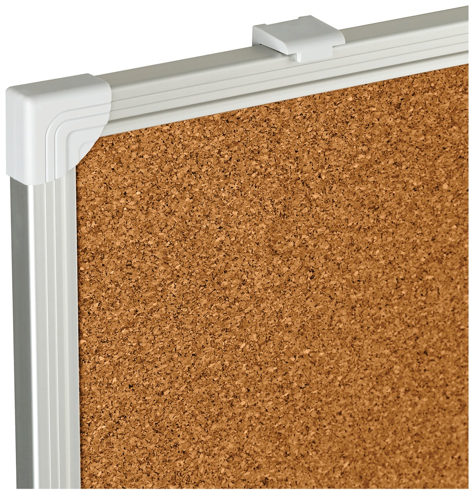 УЦЕНКА-Доска пробковая OfficeSpace, 100*150см, алюминиевая рамка