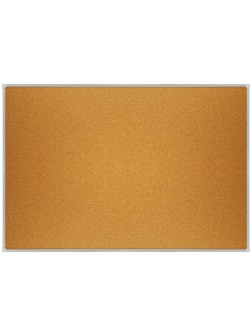 УЦЕНКА-Доска пробковая OfficeSpace, 100*150см, алюминиевая рамка